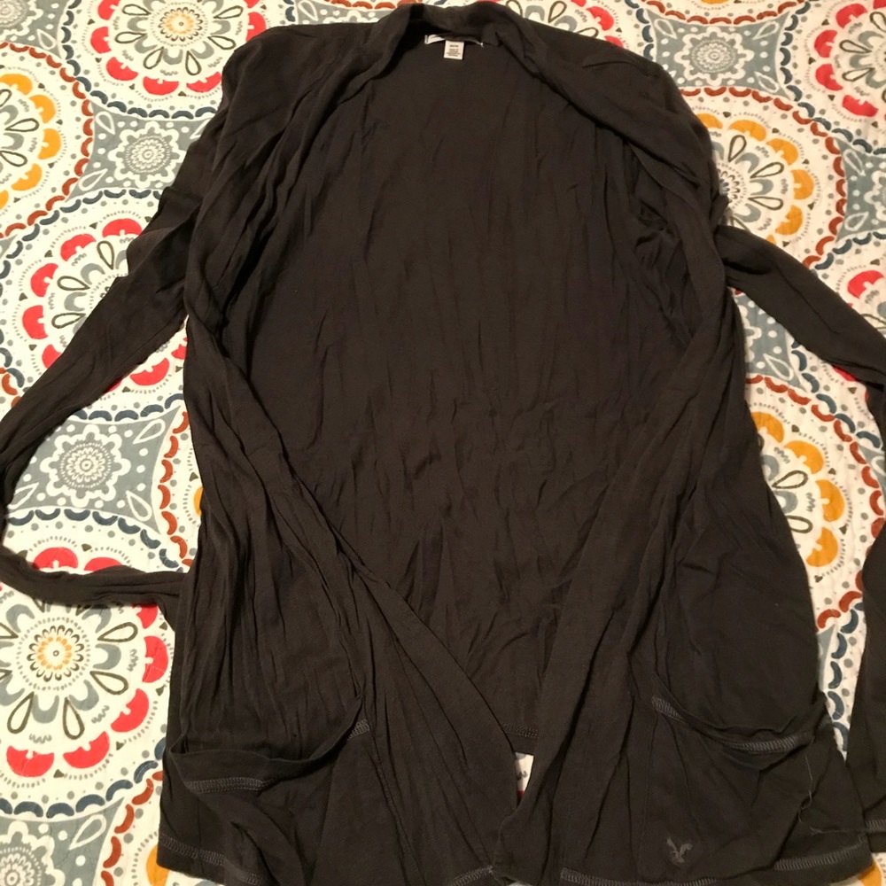 American Eagle dark gray cardigan